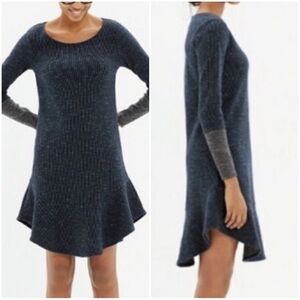 Madewell Fullcourt Sweater Shirt Dress